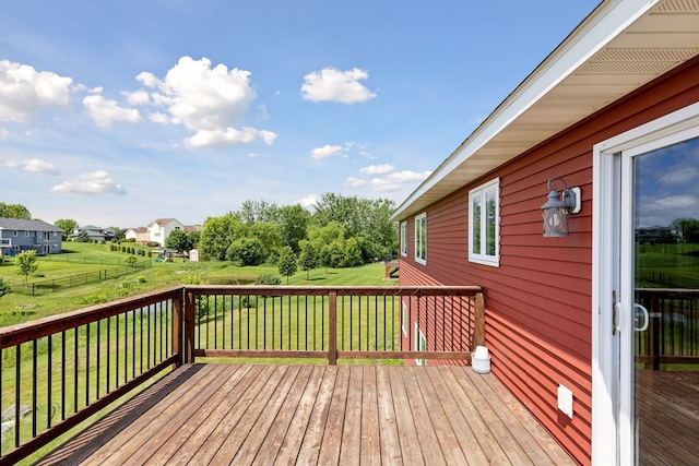 1664 Otter Way, New Richmond, WI 54017 - view of wooden deck