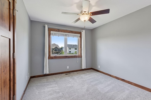 1664 Otter Way, New Richmond, WI 54017 - carpeted empty room with ceiling fan and baseboards