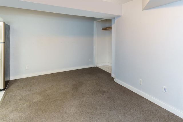 4720 Nicollet Ave Unit 5, Minneapolis, MN 55419 - unfurnished room featuring carpet floors and baseboards