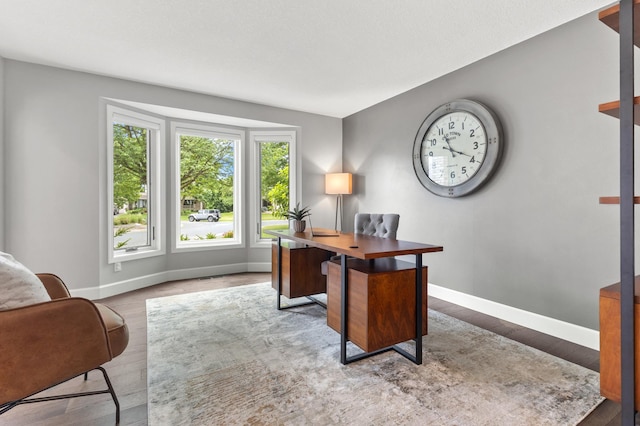 1541 Wexford Ct, Eagan, MN 55122 - office area featuring wood finished floors