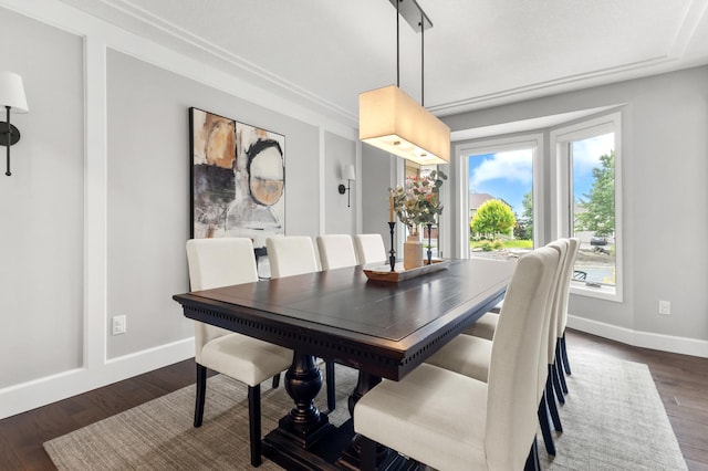 1541 Wexford Ct, Eagan, MN 55122 - dining space featuring plenty of natural light and dark wood-style flooring