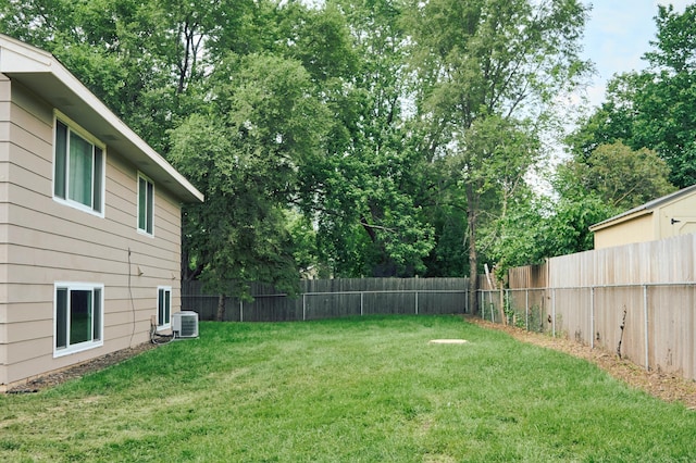 7467 Meadowwood Ct, Brooklyn Park, MN 55444 - fenced backyard featuring view of wooded area