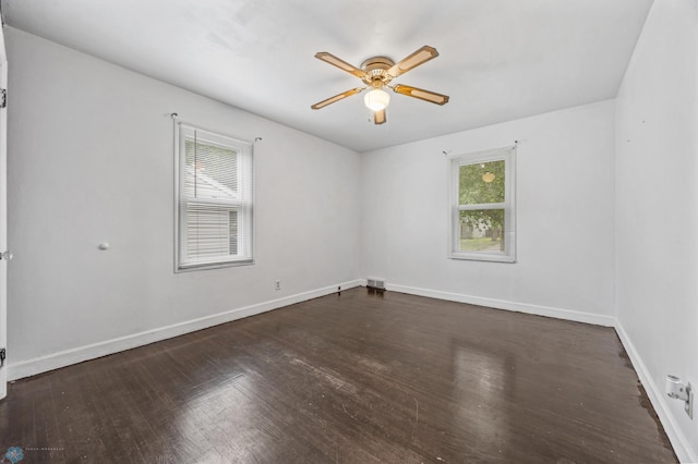 1130 Oak St N, Fargo, ND 58102 - unfurnished room featuring wood finished floors and a ceiling fan