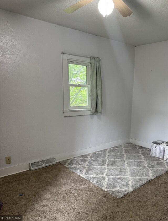208 Cleveland St SE, Silver Lake, MN 55381 - empty room featuring carpet flooring and a ceiling fan