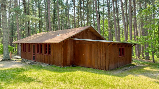 13000 Inlet Cir, Park Rapids, MN 56470 - view of outdoor structure with a forest view