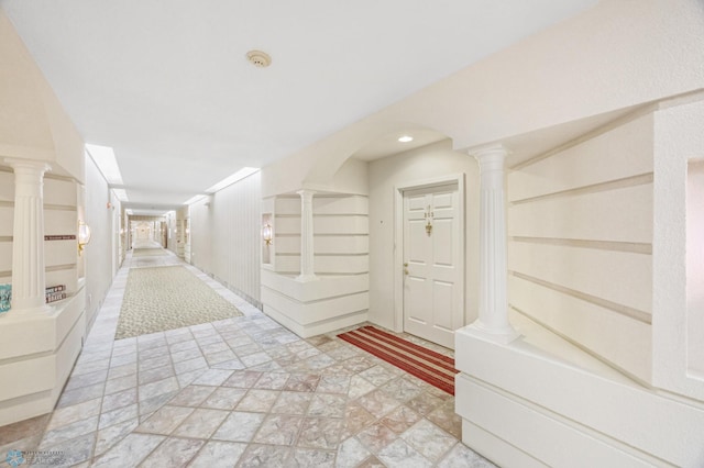 2501 30th Ave S Unit 203, Fargo, ND 58103 - corridor with decorative columns