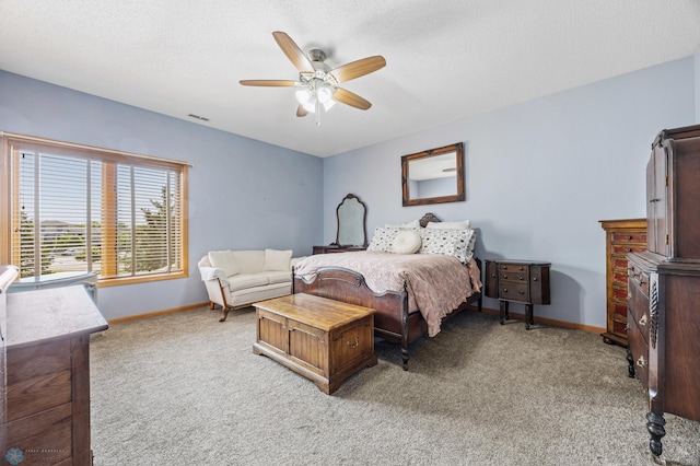 2501 30th Ave S Unit 203, Fargo, ND 58103 - bedroom featuring light colored carpet and a ceiling fan
