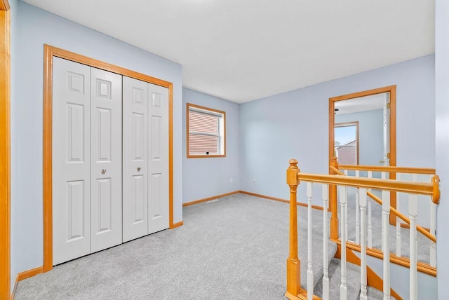 6800 Troy Ln N, Maple Grove, MN 55311 - hall featuring carpet flooring and an upstairs landing