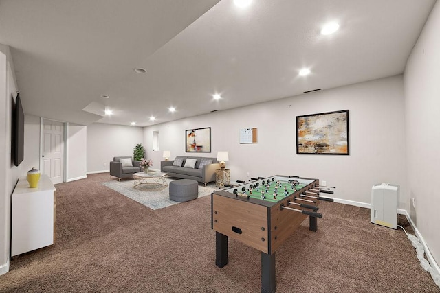 6800 Troy Ln N, Maple Grove, MN 55311 - game room with carpet floors and recessed lighting