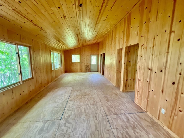 111 Wakeman Bay Rd, Wabana Twp, MN 55744 - spare room with vaulted ceiling