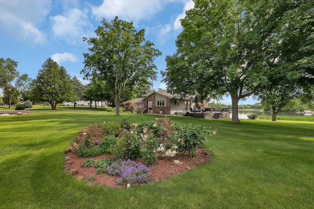 1506 Jackson Ave NE, Saint Michael, MN 55376 - view of green lawn with a water view