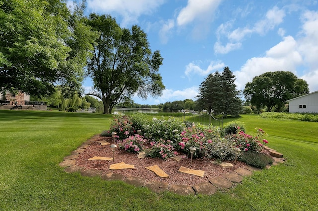 1506 Jackson Ave NE, Saint Michael, MN 55376 - view of green lawn with a water view