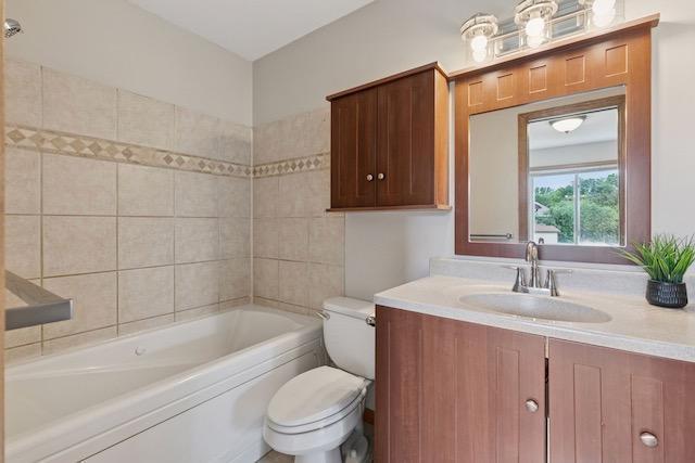 4552 131st St, Savage, MN 55378 - bathroom with toilet and vanity