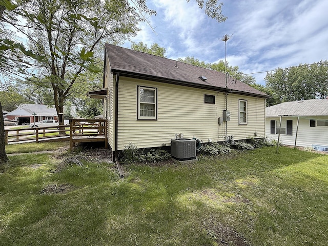 1202 4th St, Montevideo, MN 56265 - rear view of property featuring a wooden deck