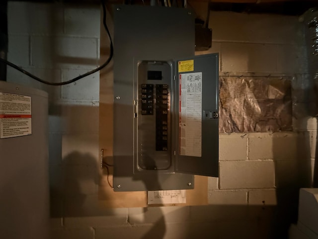 1202 4th St, Montevideo, MN 56265 - utilities with electric panel and water heater