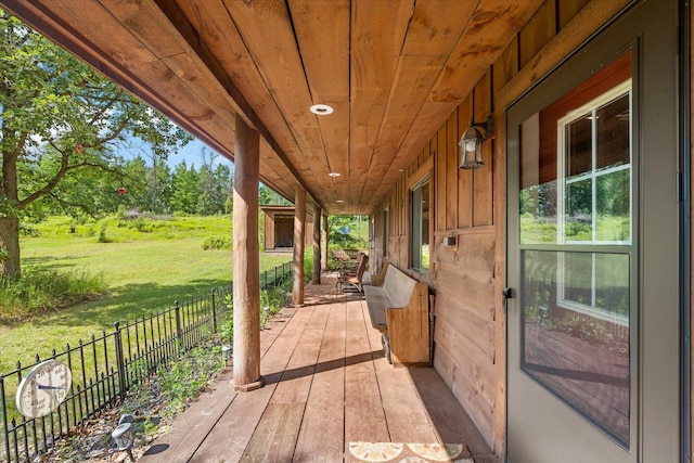 2630 320th St, Cushing, WI 54006 - porch with a lawn