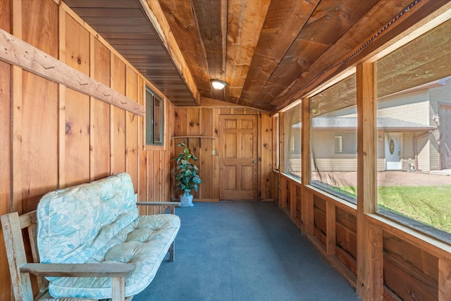 2630 320th St, Cushing, WI 54006 - sunroom featuring lofted ceiling