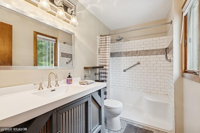 2818 Wilson Ave, Sterling Twp, WI 54024 - full bathroom with vanity and a shower with curtain