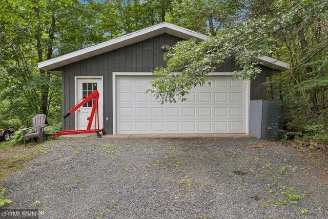2818 Wilson Ave, Sterling Twp, WI 54024 - view of detached garage