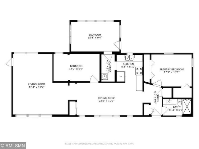 2818 Wilson Ave, Sterling Twp, WI 54024 - view of home floor plan