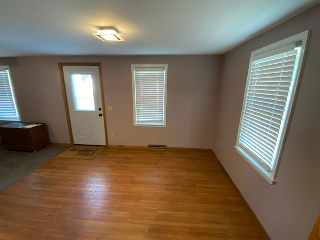108 20th St S, Benson, MN 56215 - foyer with light wood-style floors