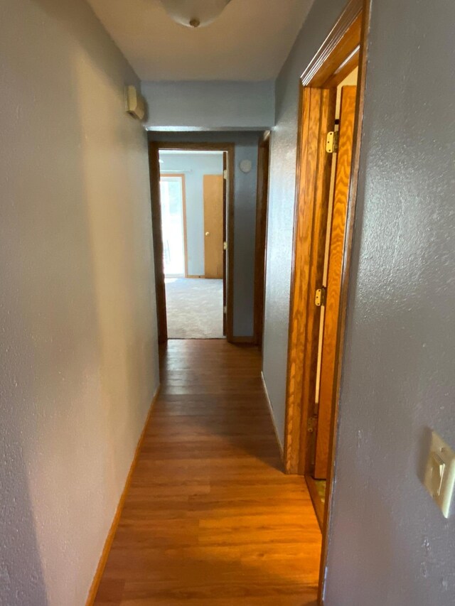 108 20th St S, Benson, MN 56215 - corridor with wood finished floors and baseboards
