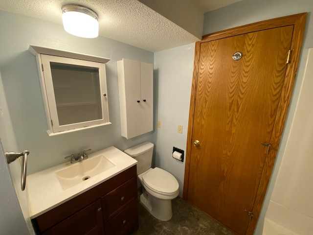 108 20th St S, Benson, MN 56215 - bathroom with vanity and a textured ceiling