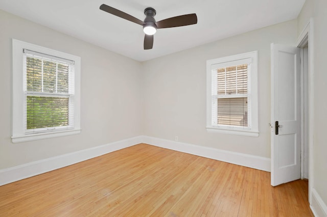 1339 Sargent Ave, Saint Paul, MN 55105 - empty room featuring light wood-type flooring and a ceiling fan