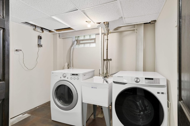 1339 Sargent Ave, Saint Paul, MN 55105 - washroom with independent washer and dryer