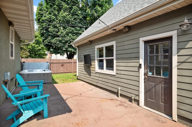 1339 Sargent Ave, Saint Paul, MN 55105 - view of patio with a hot tub