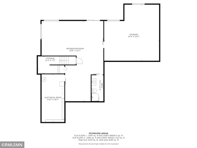 6831 Centerville Rd, Centerville, MN 55038 - view of floor plan / room layout