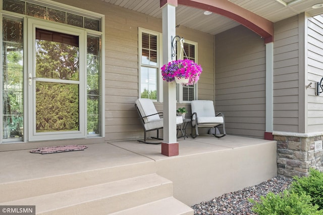 6831 Centerville Rd, Centerville, MN 55038 - view of covered porch