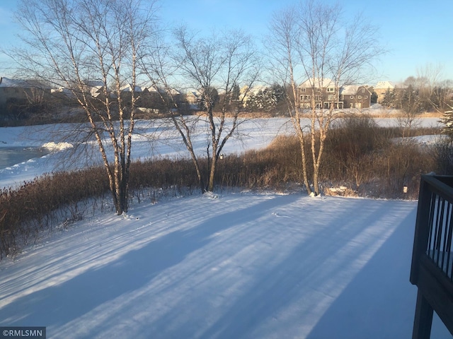 6831 Centerville Rd, Centerville, MN 55038 - view of snowy yard