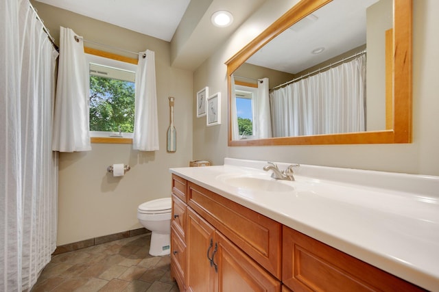 124 Willow Dr SW, Saint Michael, MN 55376 - full bathroom featuring vanity and stone finish flooring
