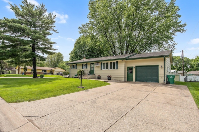 124 Willow Dr SW, Saint Michael, MN 55376 - single story home featuring a garage, concrete driveway, and a front lawn