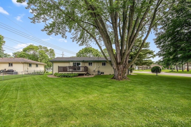 124 Willow Dr SW, Saint Michael, MN 55376 - rear view of house with a deck