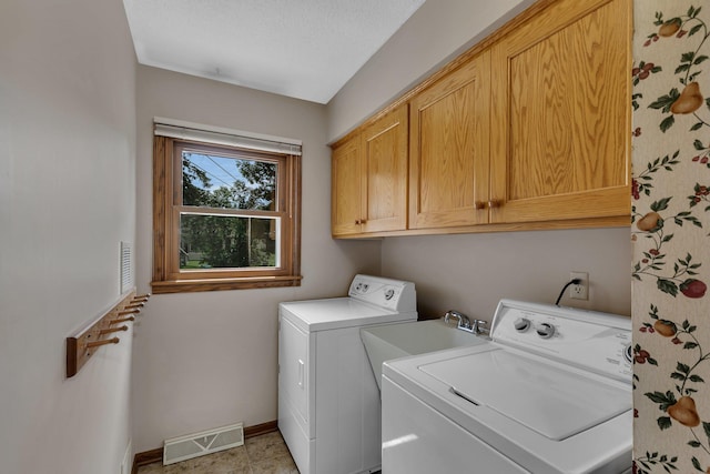 1044 Borgert Ave, Saint Cloud, MN 56303 - washroom with cabinet space and washing machine and dryer