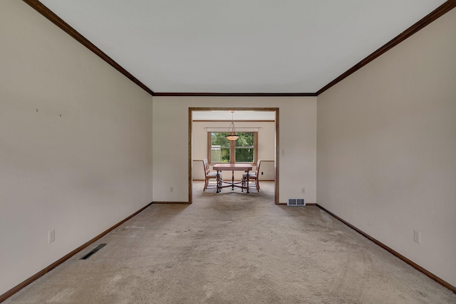 1044 Borgert Ave, Saint Cloud, MN 56303 - carpeted empty room featuring ornamental molding