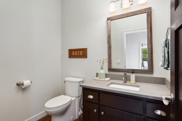 4965 250th St, Elko New Market, MN 55020 - half bath with vanity and wood finished floors