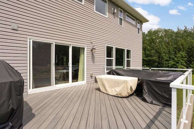 4965 250th St, Elko New Market, MN 55020 - wooden deck with area for grilling