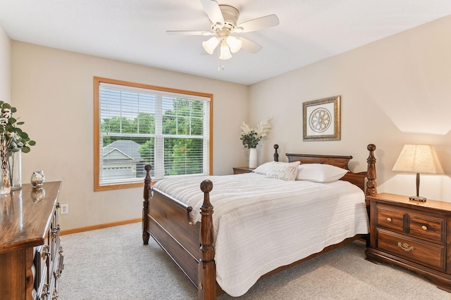 2061 Langston Ln NE, Saint Michael, MN 55376 - carpeted bedroom with baseboards and ceiling fan