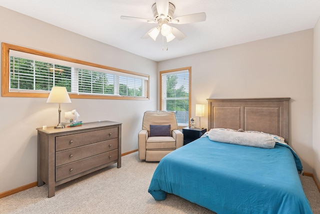 2061 Langston Ln NE, Saint Michael, MN 55376 - carpeted bedroom featuring baseboards and ceiling fan