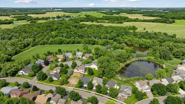 2061 Langston Ln NE, Saint Michael, MN 55376 - aerial perspective of suburban area featuring a large body of water