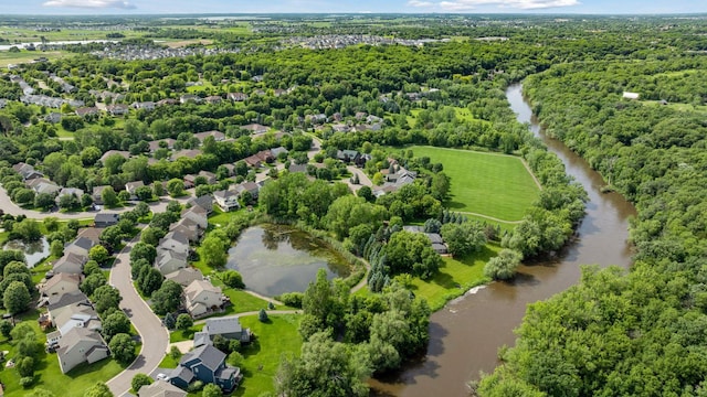 2061 Langston Ln NE, Saint Michael, MN 55376 - aerial view of residential area featuring a large body of water