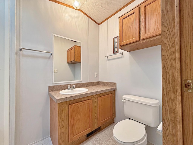 45568 213th Ln, Aitkin, MN 56431 - half bath with vanity and lofted ceiling