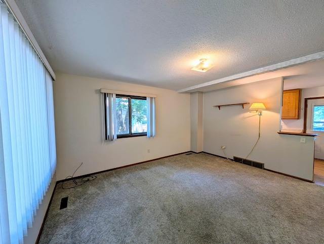 314 11th St, Montevideo, MN 56265 - empty room featuring a textured ceiling and carpet