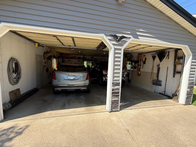 411 Vernon Ave, Morgan, MN 56266 - garage with driveway