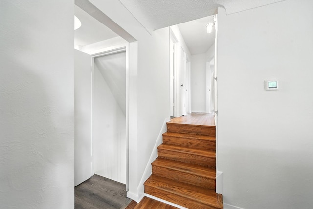 1464 Kent St, Saint Paul, MN 55117 - stairs with wood finished floors and baseboards