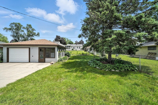 1464 Kent St, Saint Paul, MN 55117 - view of yard with driveway and an attached garage
