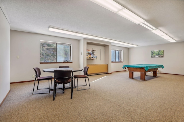 6650 Vernon Ave S Unit 111, Edina, MN 55436 - playroom featuring carpet flooring, billiards table, and healthy amount of natural light